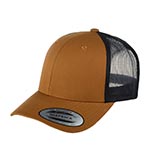 Бейсболка FLEXFIT арт. 6606T (рыжий / черный)