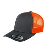 Бейсболка FLEXFIT арт. 6606T (темно-серый / оранжевый)
