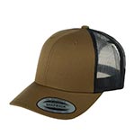 Бейсболка FLEXFIT арт. 6606T (коричневый / черный)
