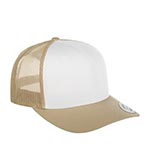 Бейсболка FLEXFIT арт. 6606CF (бежевый / белый)