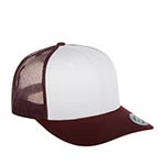 Бейсболка FLEXFIT арт. 6606CF (бордовый / белый)