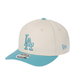 Бейсболка NEW ERA арт. 60691346 Los Angeles Dodgers MLB (кремовый / голубой)