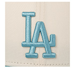 Бейсболка NEW ERA арт. 60691346 Los Angeles Dodgers MLB (кремовый / голубой)